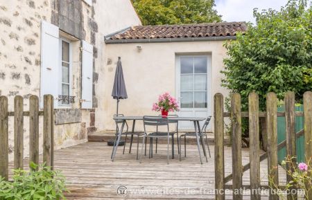 G&icirc;te n&deg;17G51095 Saint-Savinien - Charente-Maritime - Terrasse privative